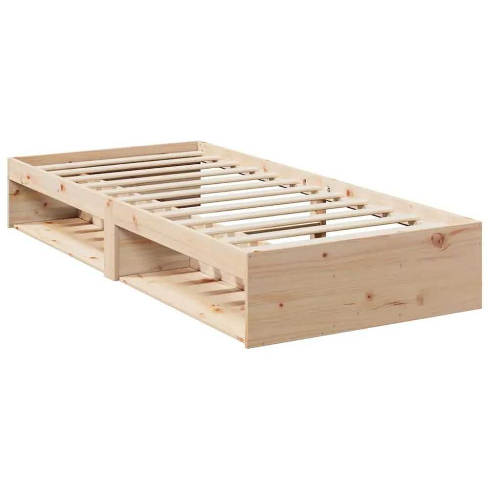 Camper Tafelpoort Slaapbank met matras 100x200 cm massief grenenhout