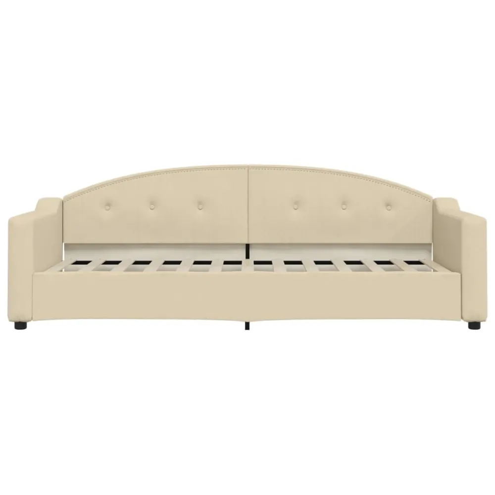 Caravan Matras Slaapbank 80x200 cm stof crèmekleurig