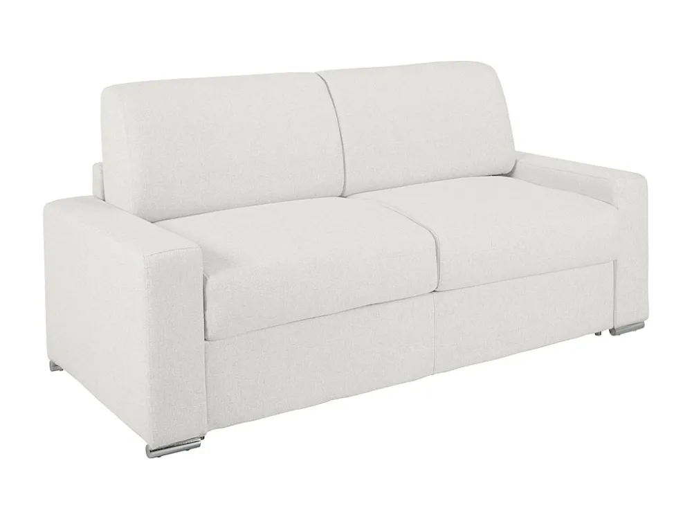 Driezits express bedbank 22 cm Kunstleer Wit CALITO