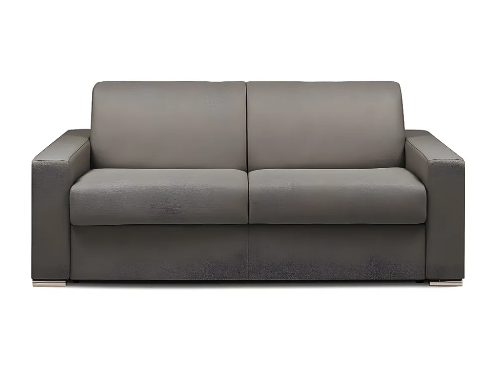 Driezits express bedbank 22 cm stof Antraciet CALITO met Klittenband Bevestiging