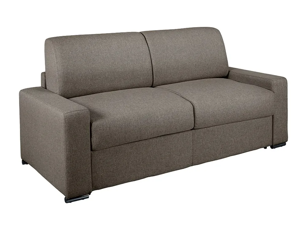 Driezits express bedbank 22 cm stof Antraciet CALITO met Klittenband Bevestiging