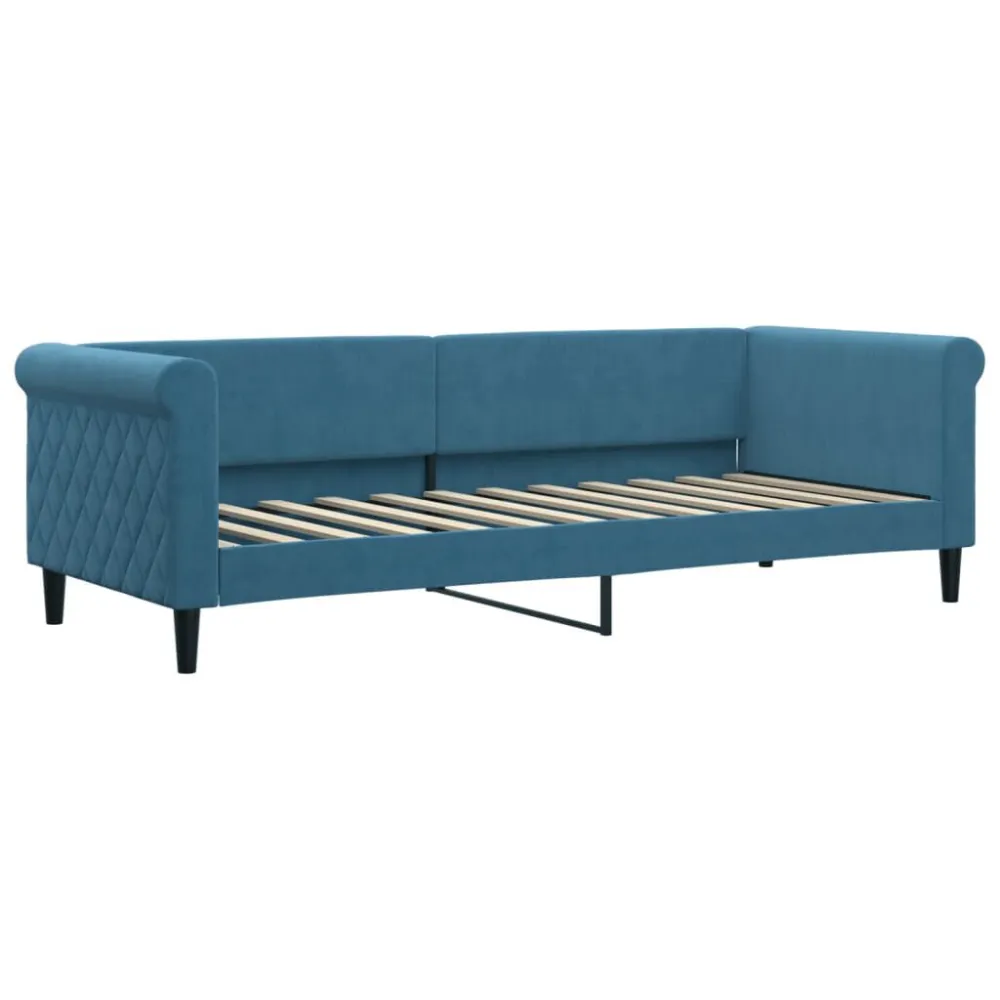 Premium Slaapbank 80x200 cm fluweel blauw