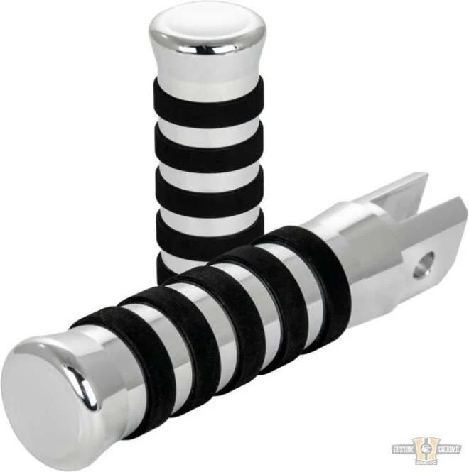 O-Ring Foot Pegs Aluminium, Glanzend Harley-Davidson