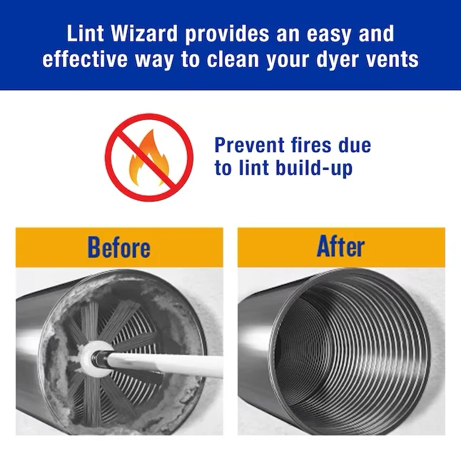 Eastman Dryer Vent Brush zwart and White)