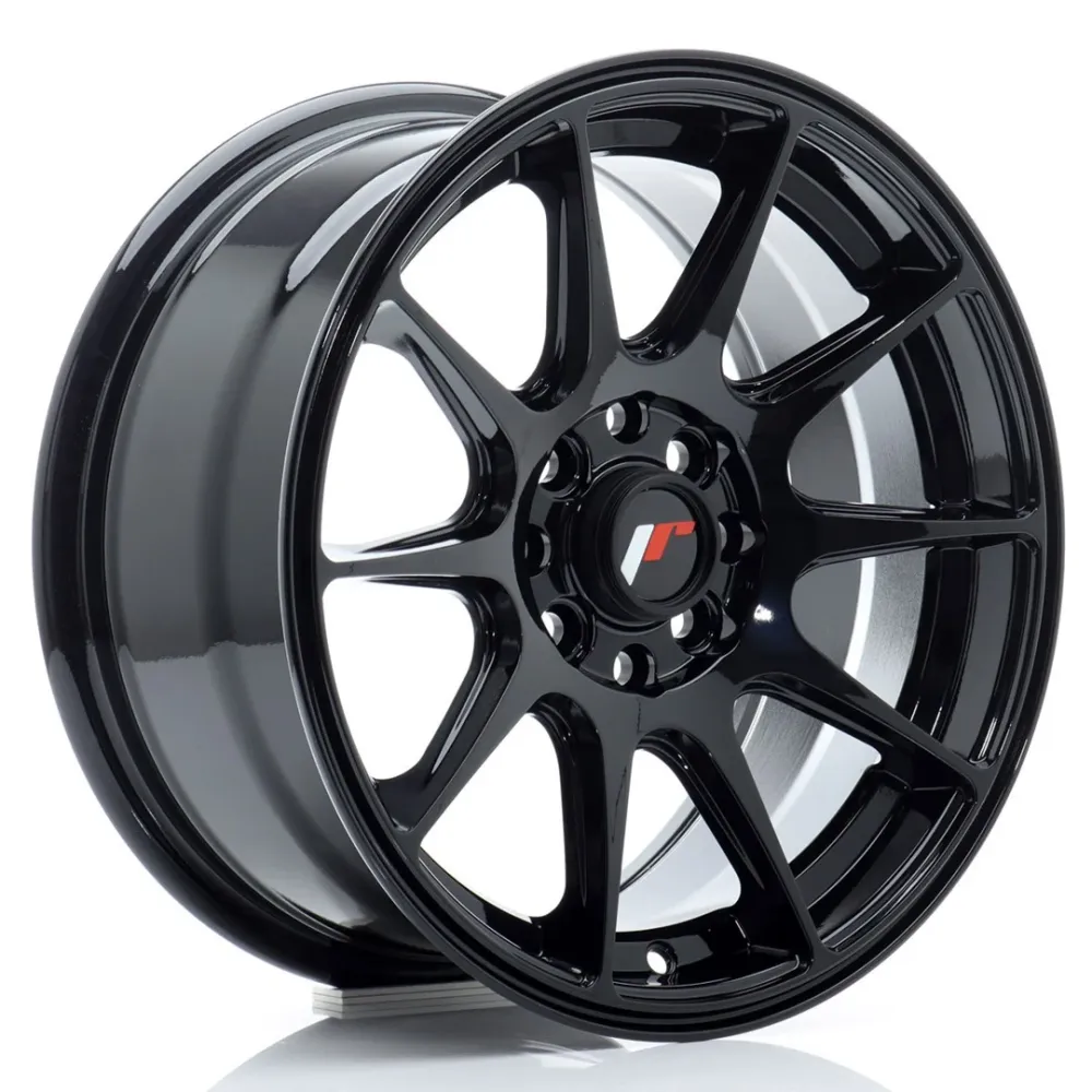 Japan Racing JR-11 15x7" 4x100/114.3 ET30, Gloss Zwart