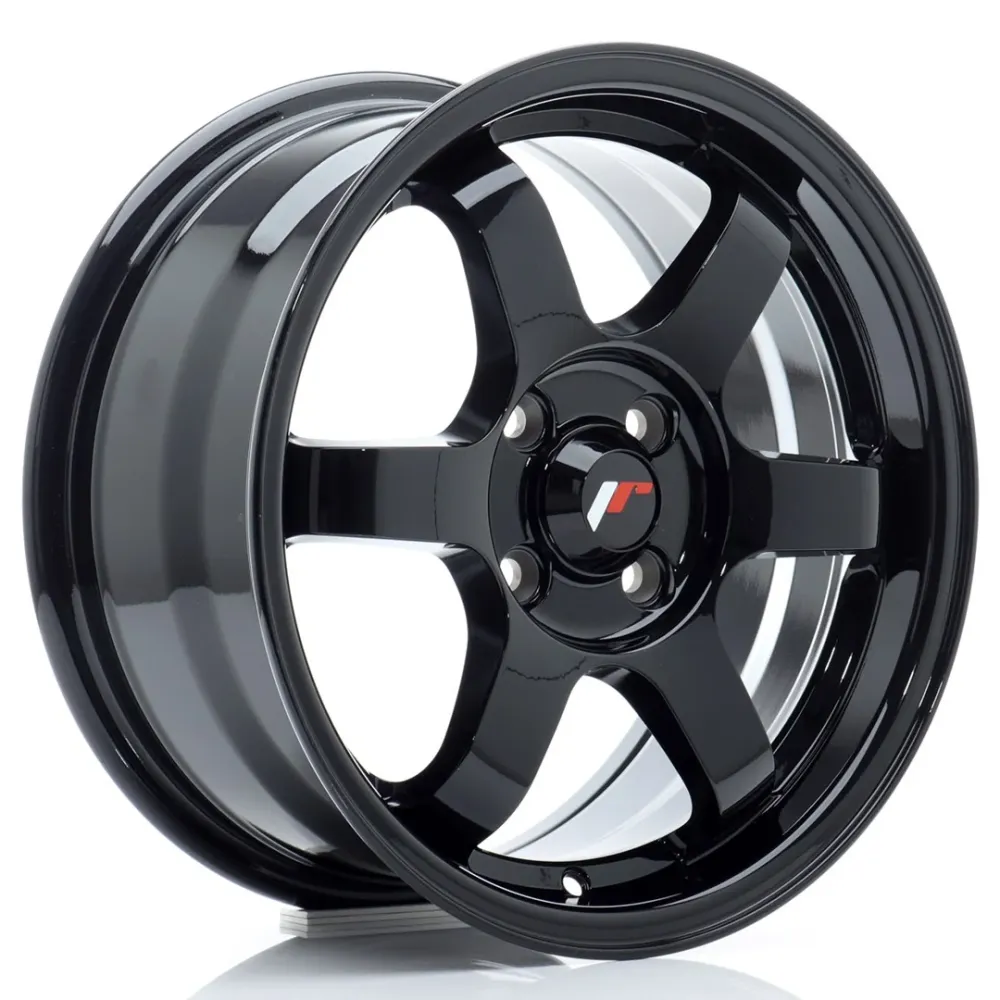 Japan Racing JR-3 15x7" 4x100 ET40, Gloss Zwart