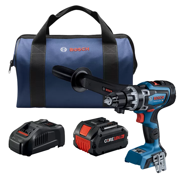 BOSCH PROFACTOR™ 18V Connected-Ready 1/2" Drill/Driver Kit met 1 jaar garantie