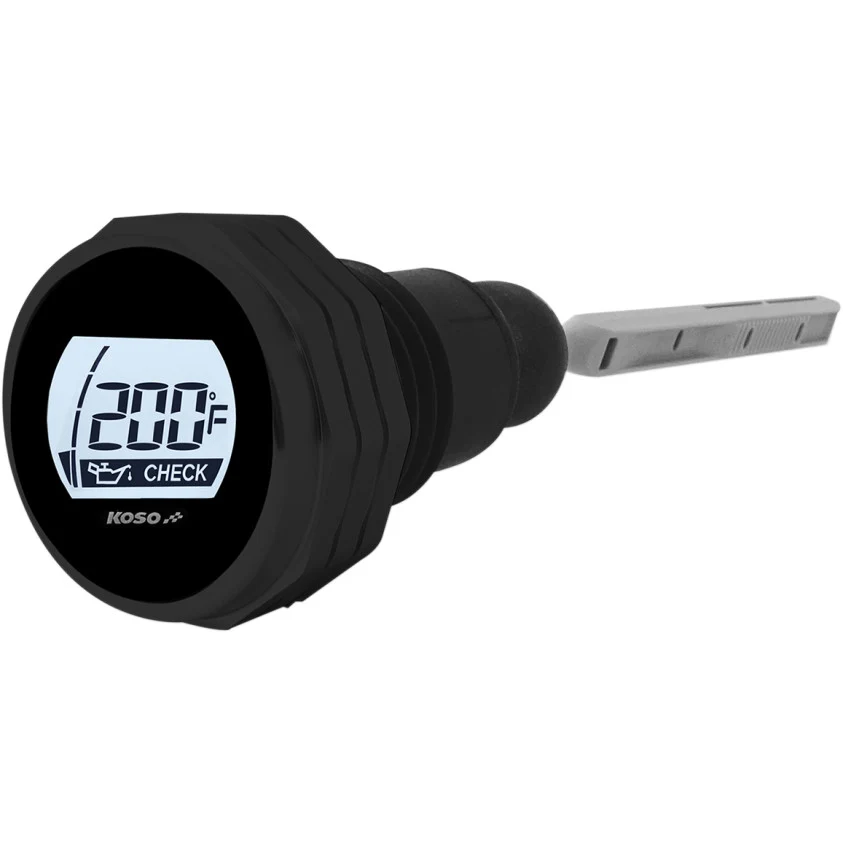 Black Oil Level Temperature Dipstick Lighted LCD Readout Harley-Davidson