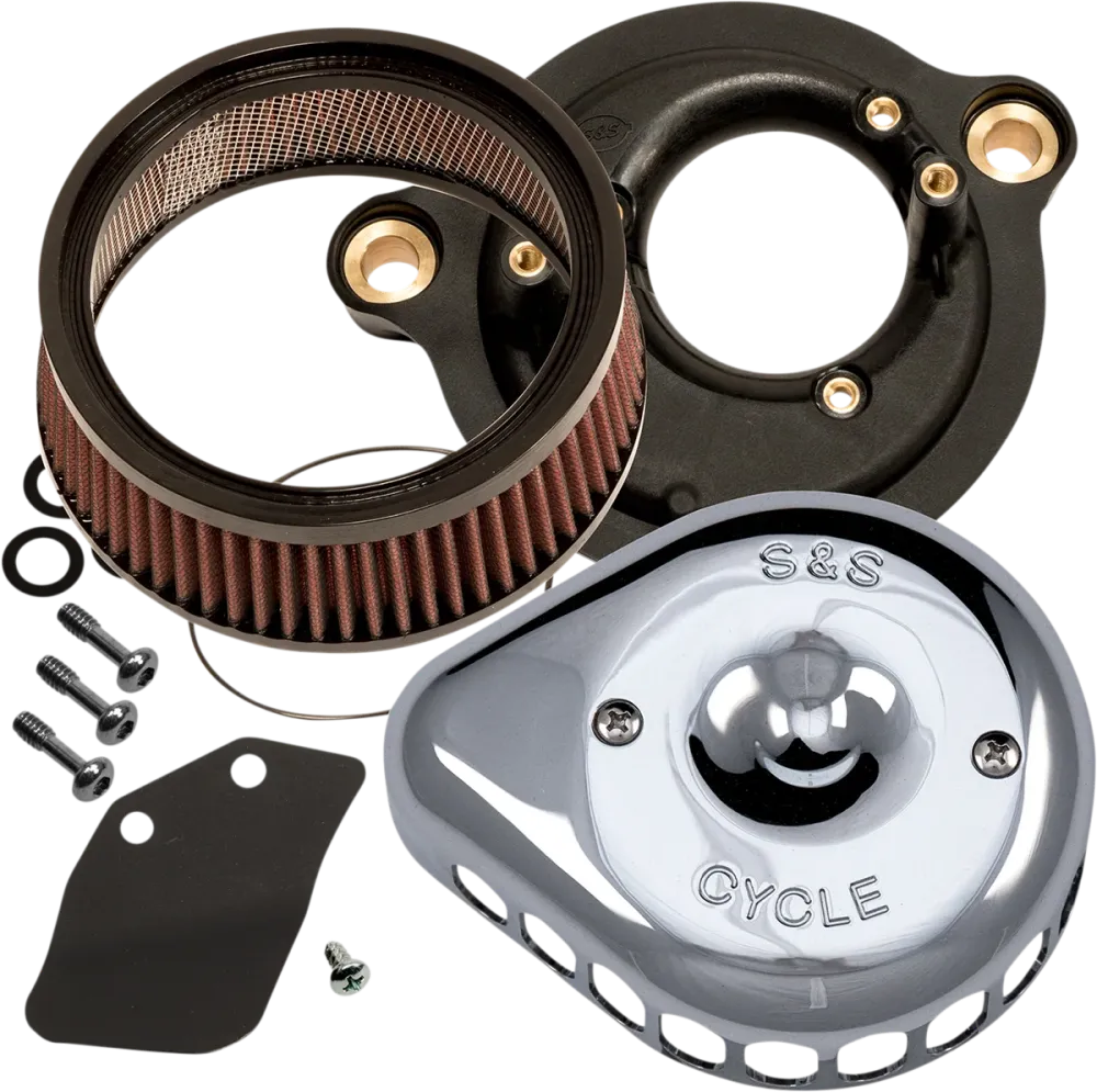 Filtro Aire Para Harley-Davidson Milwaukee Eight M8 S&S Mini Teardrop Metaalglans
