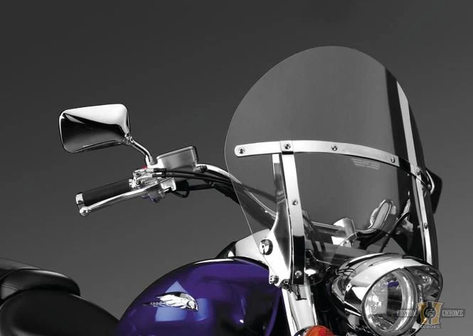 Directe fit Chopped Windshield Helder Harley-Davidson