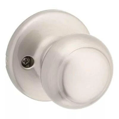 Kwikset Satijn Nickel Cove Knob - Pull Only