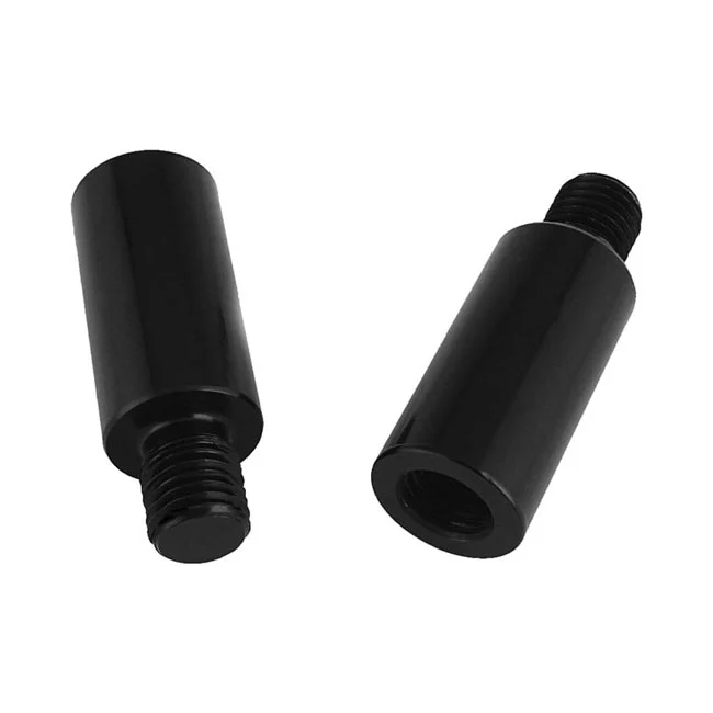 Motone, Mirror Extender Adapter Set 10Mm. Zwart