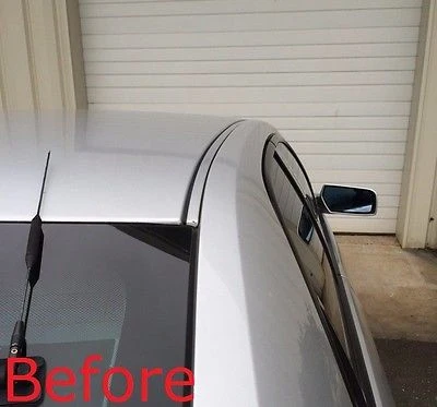 2002-2009 Audi A8 Zwart Roof Top Trim Molding Kit