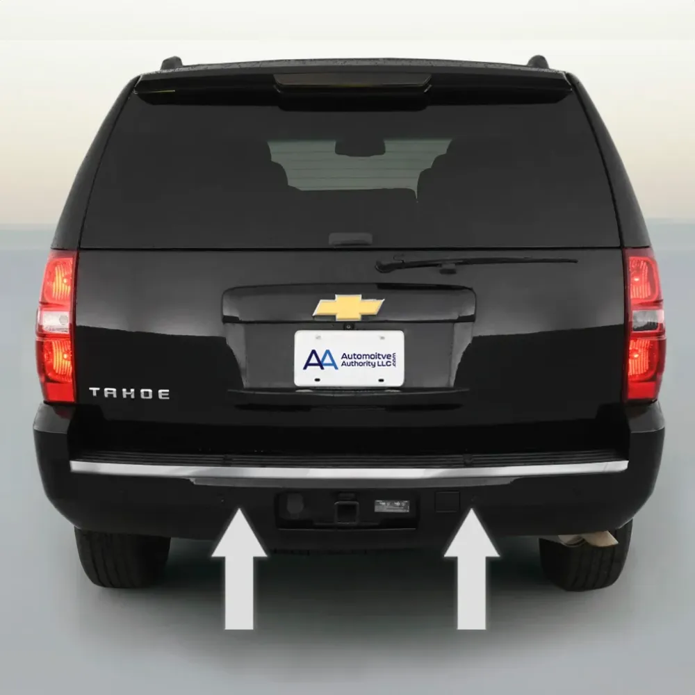 2007-2014 Chevy Tahoe/Suburban Chroom Rear Bumper Trim Molding