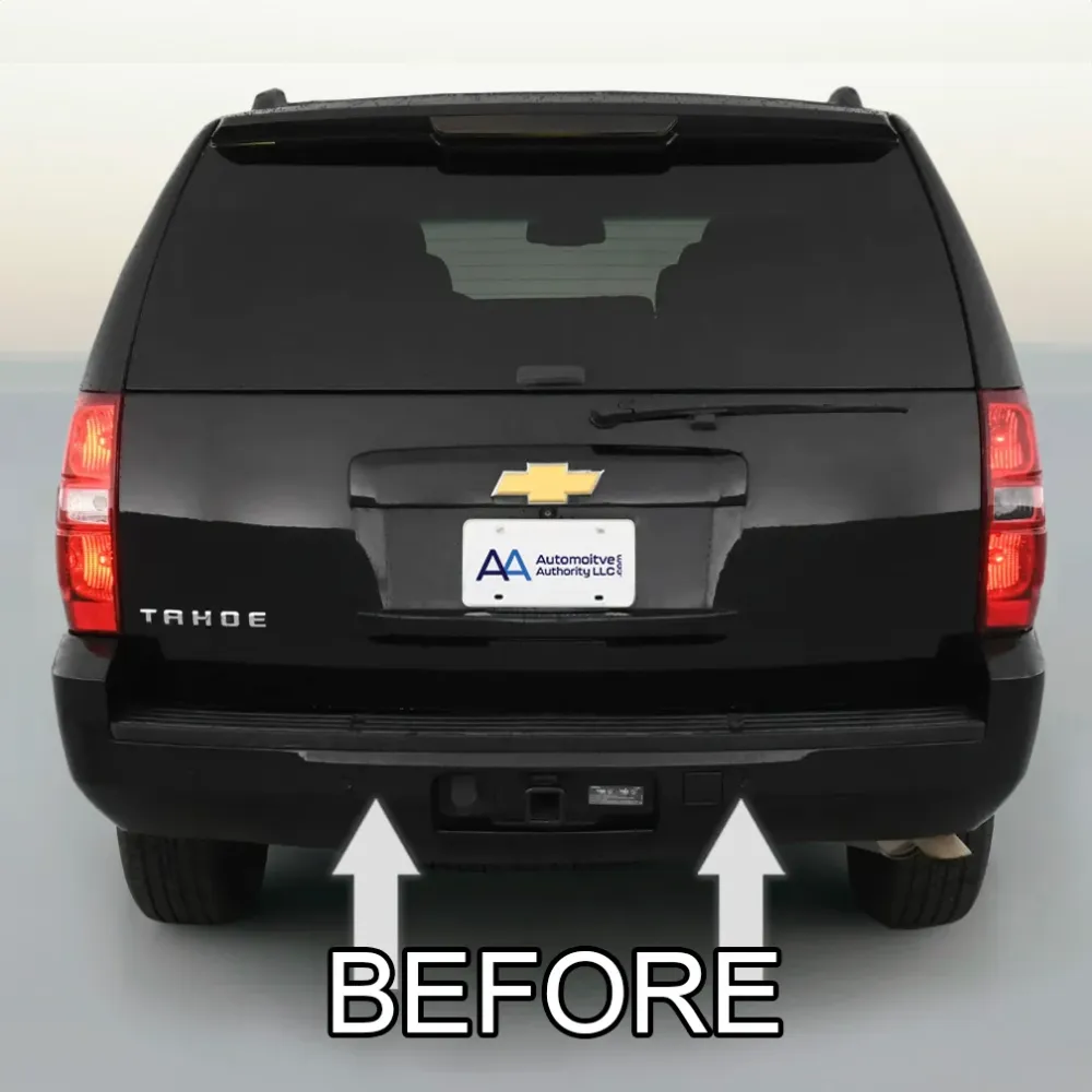2007-2014 Chevy Tahoe/Suburban Chroom Rear Bumper Trim Molding