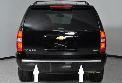 2007-2014 Chevy Tahoe/Suburban Chroom Rear Bumper Trim Molding
