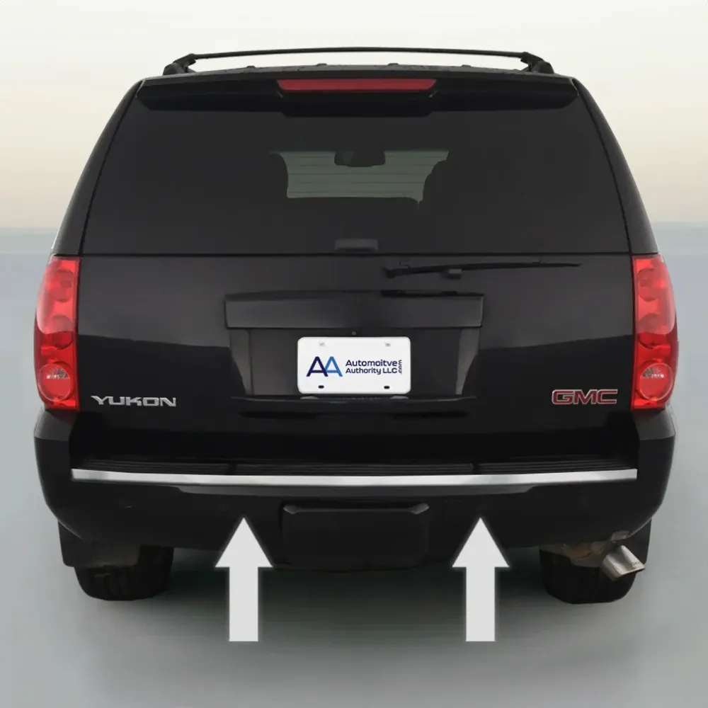 2007-2014 GMC Yukon / Yukon XL Chroom Rear Bumper Trim Molding