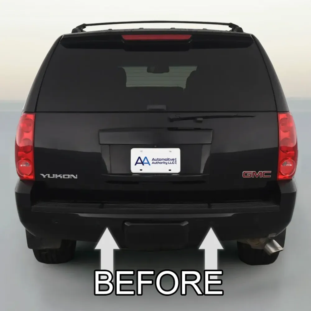 2007-2014 GMC Yukon / Yukon XL Chroom Rear Bumper Trim Molding
