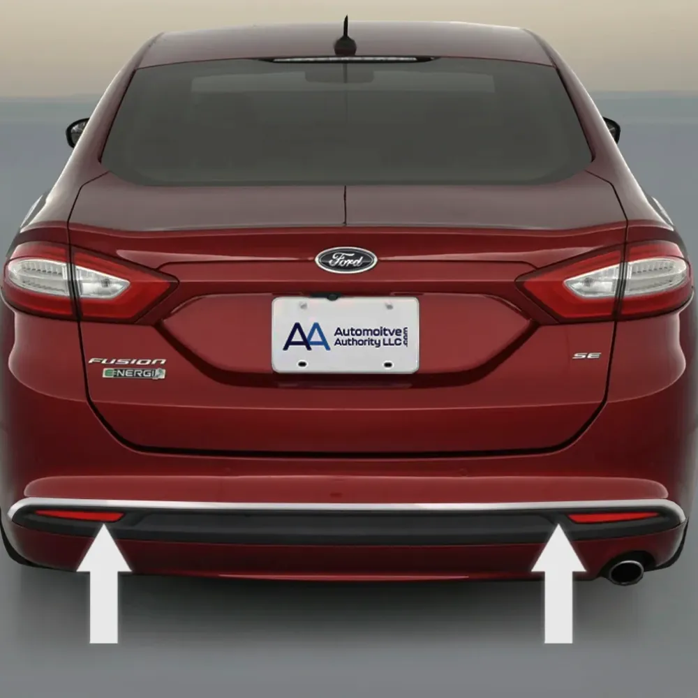 2013-2017 Ford Fusion Chroom Rear Bumper Trim Molding