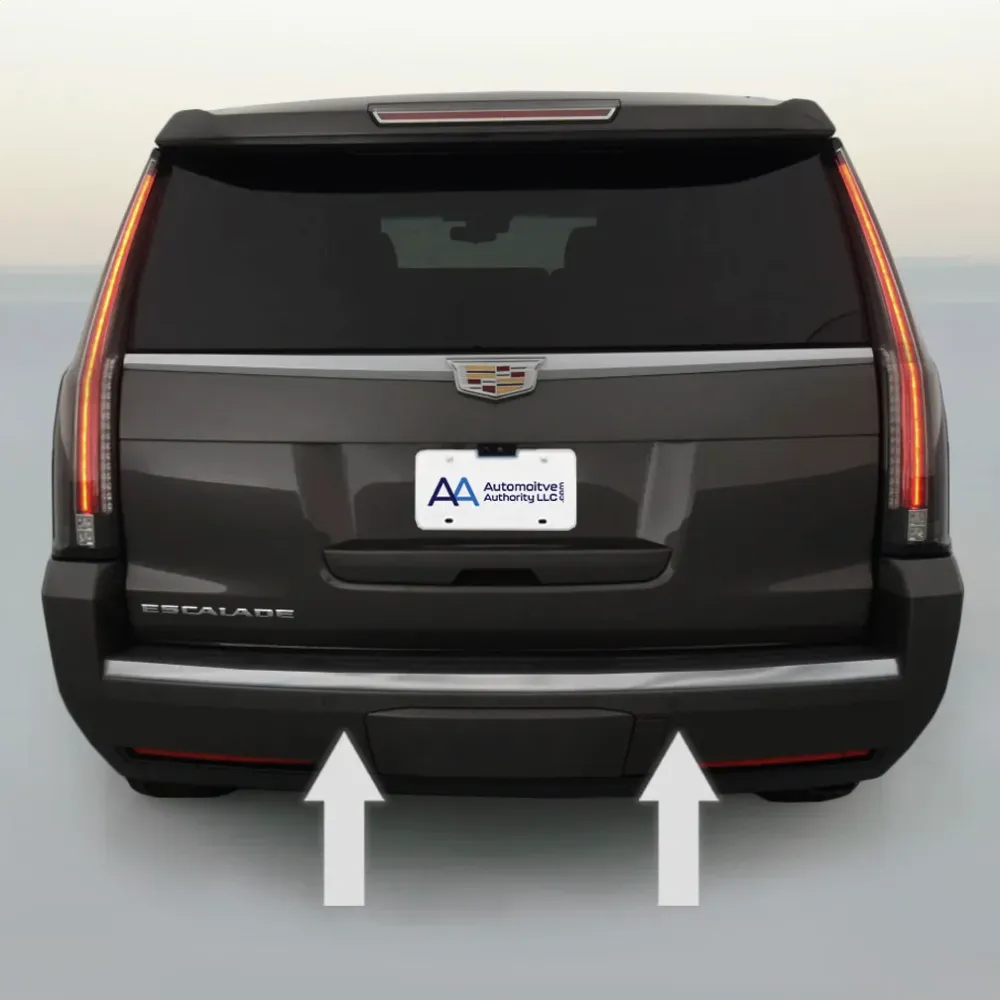 2015-2020 Cadillac Escalade Chroom Rear Bumper Trim Molding