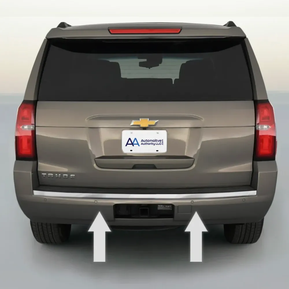 2015-2020 Chevy Tahoe / Suburban Chroom Rear Bumper Trim Molding