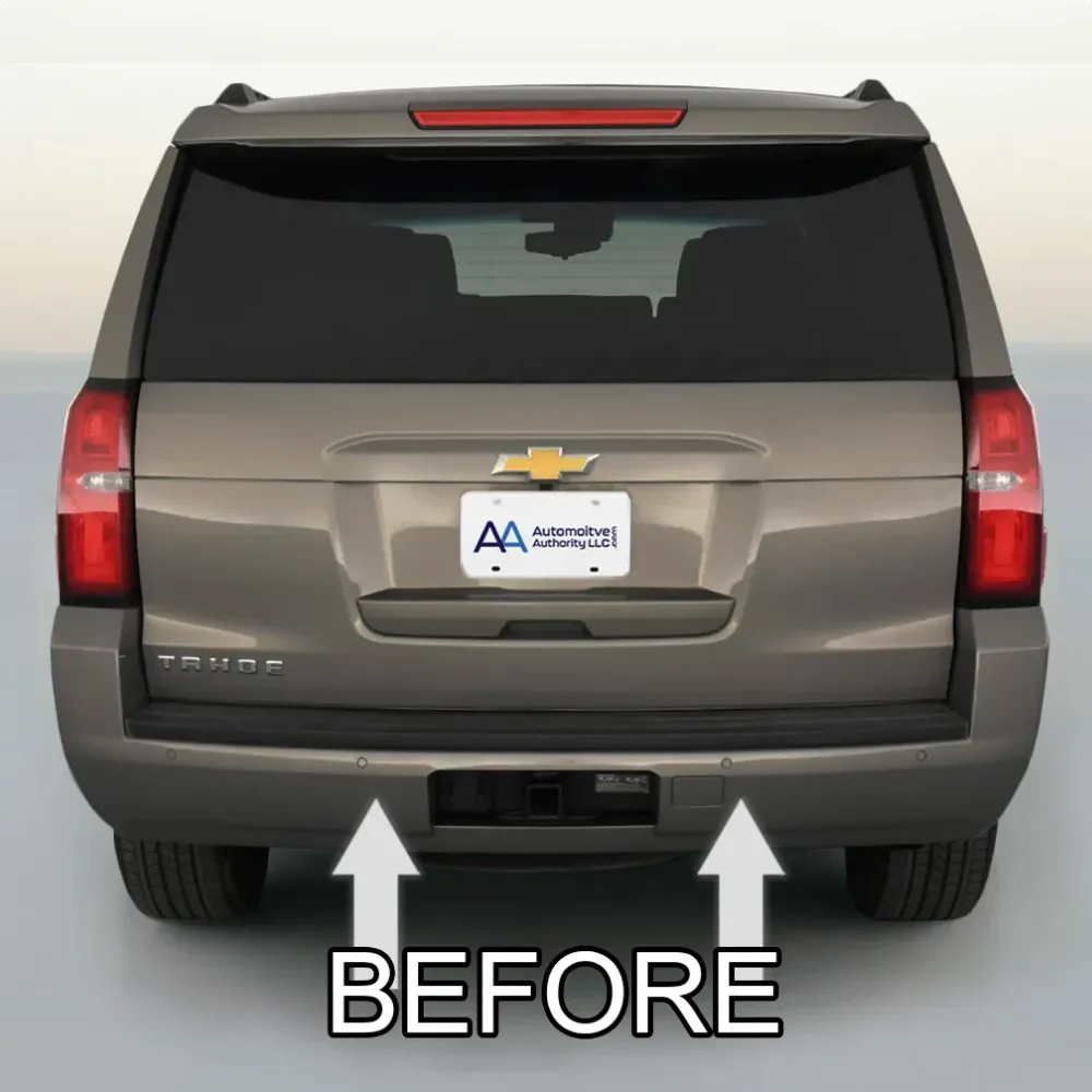 2015-2020 Chevy Tahoe / Suburban Chroom Rear Bumper Trim Molding
