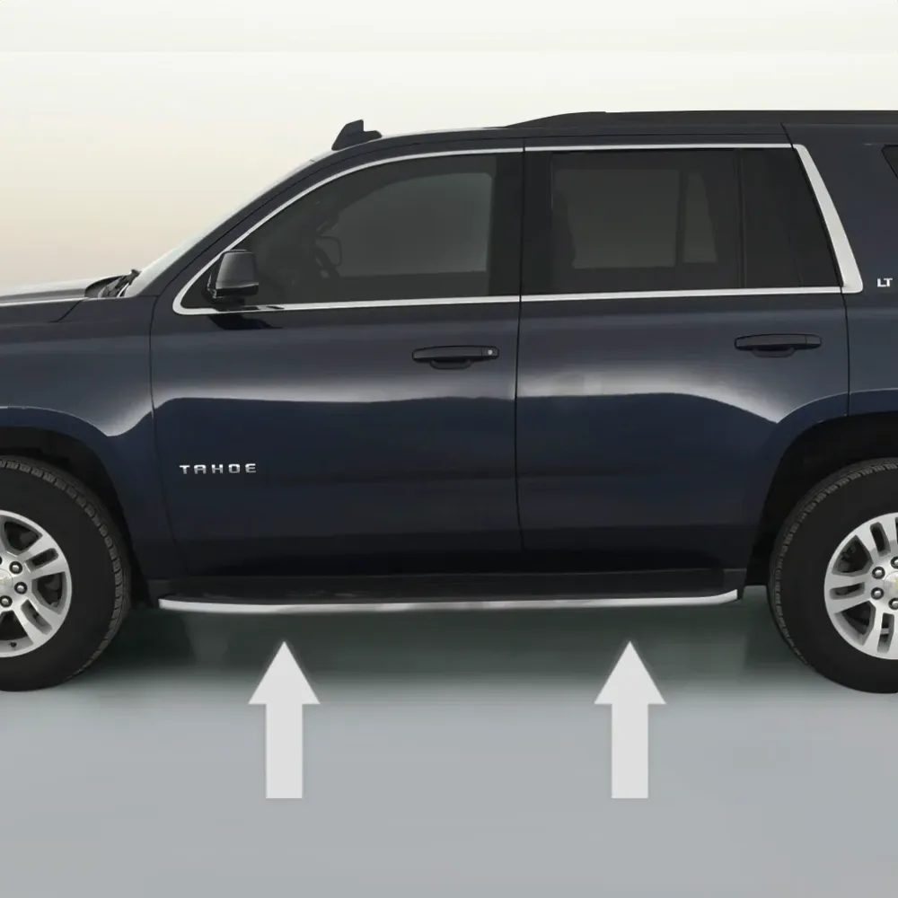 2015-2020 Chevy Tahoe / Suburban Verchroomd Running Board Trim Molding