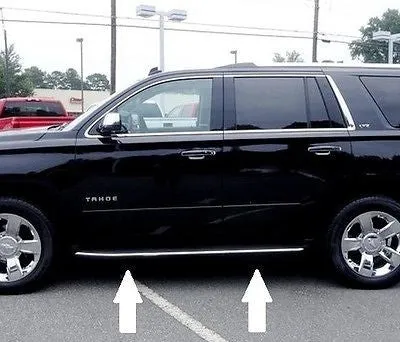 2015-2020 Chevy Tahoe / Suburban Verchroomd Running Board Trim Molding