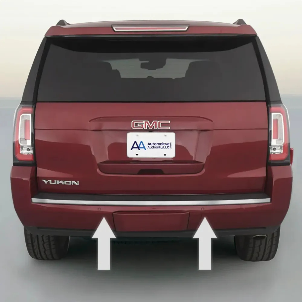 2015-2020 GMC Yukon / Yukon XL Chroom Rear Bumper Trim Molding