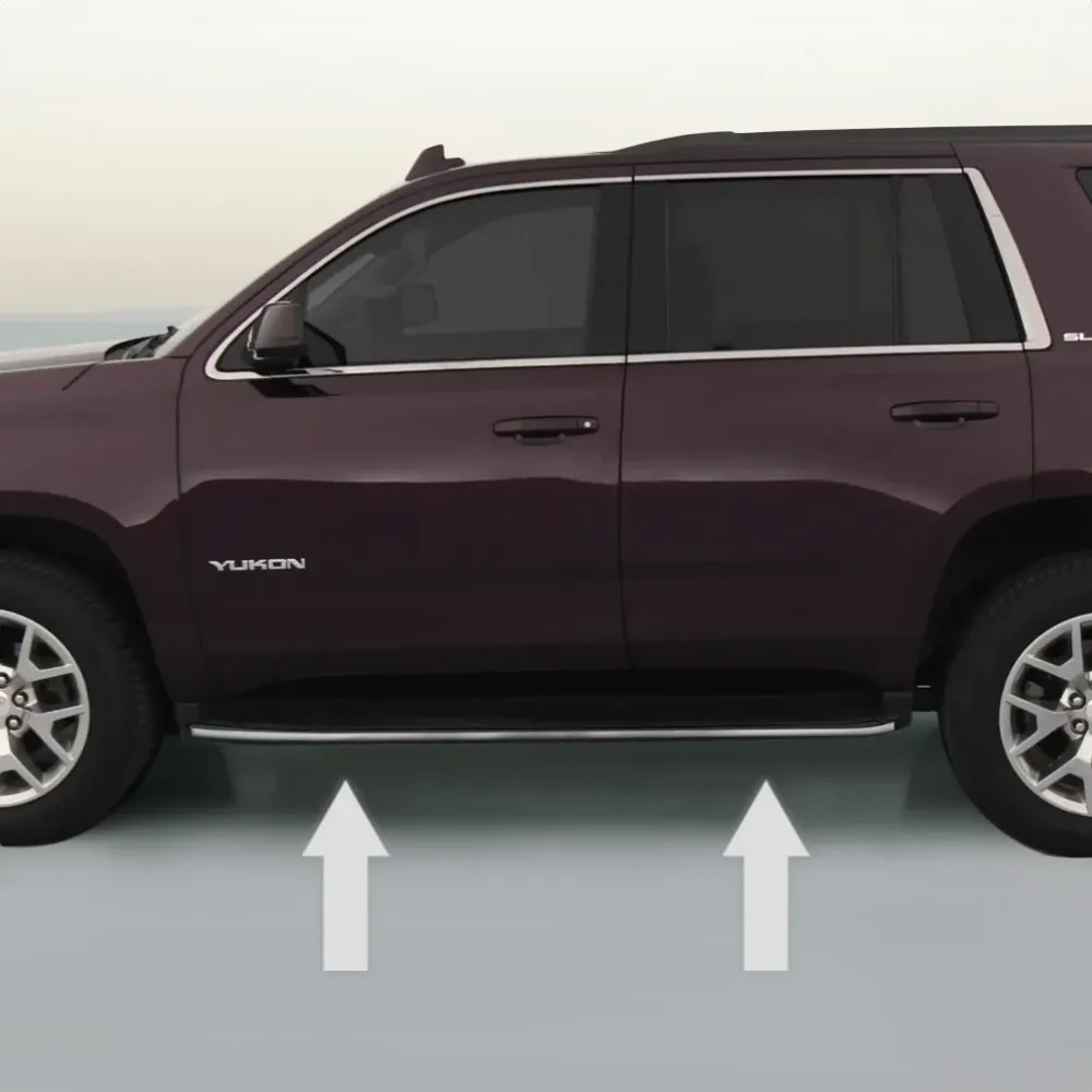 2015-2020 GMC Yukon / Yukon XL Chroom Running Board Trim Molding