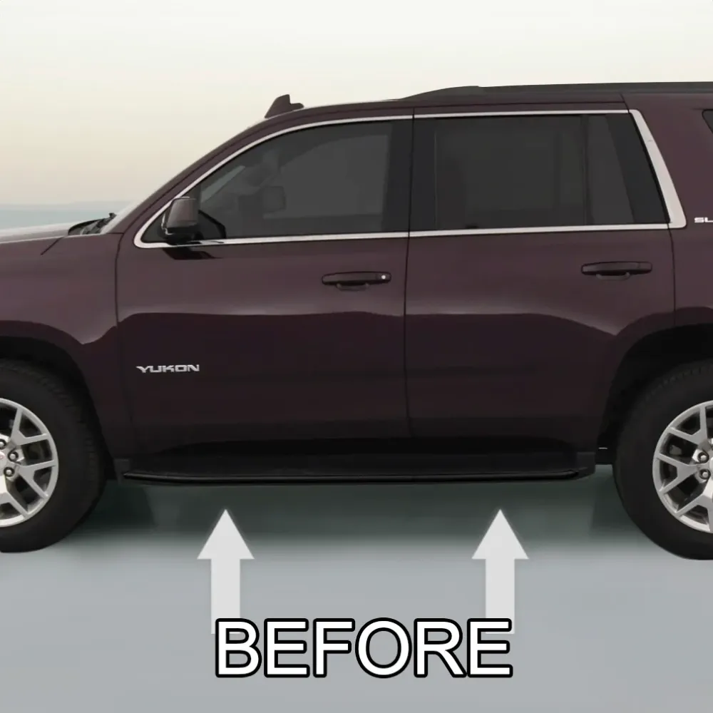2015-2020 GMC Yukon / Yukon XL Chroom Running Board Trim Molding
