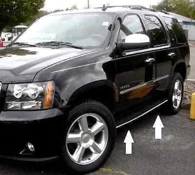 2015-2020 GMC Yukon / Yukon XL Chroom Running Board Trim Molding
