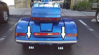 Honda Goldwing 1500 California Side Car Trike Conversion Chroom Bumper Trim