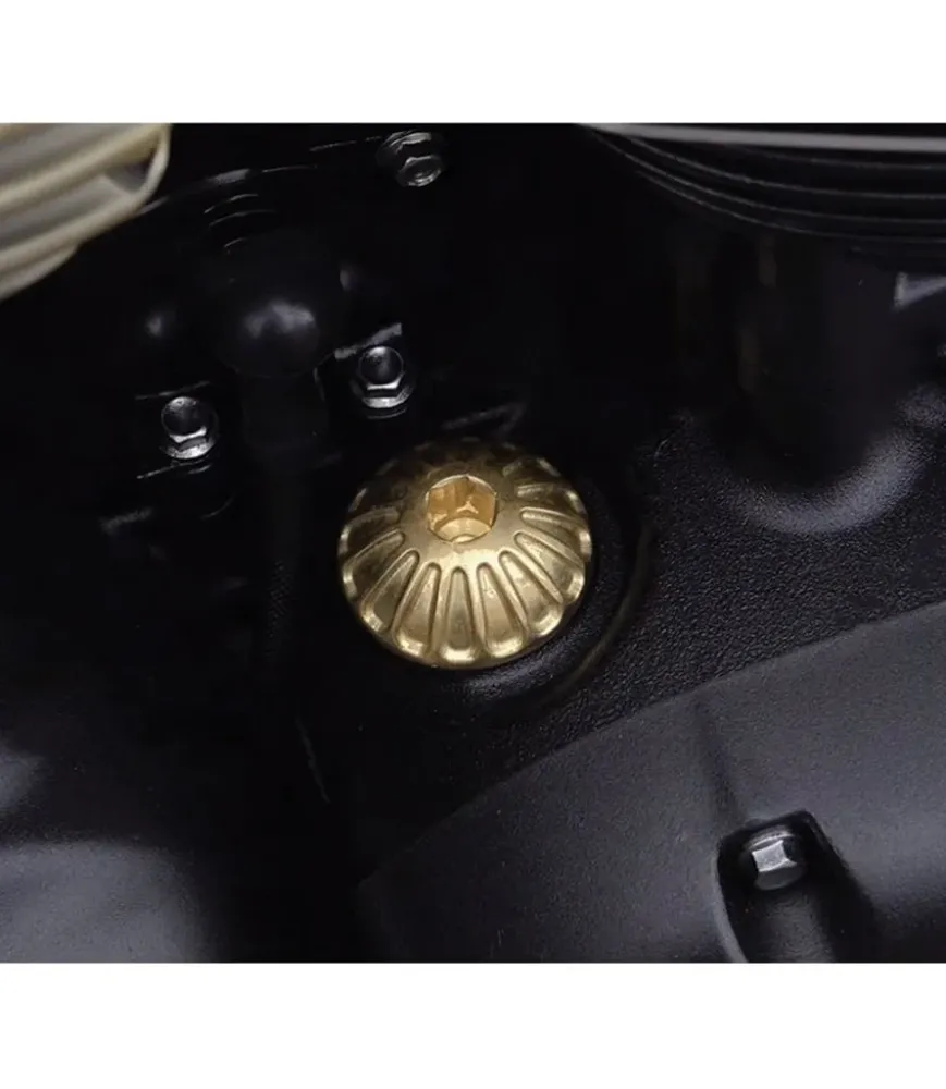 Oil Cap Gouden Engine Triumph - Roswell