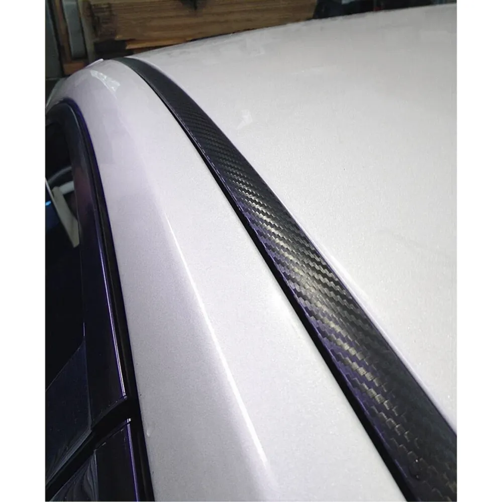 2021-2023 Hyundai Elantra Zwart Carbon Fiber Roof Top Trim Molding Kit