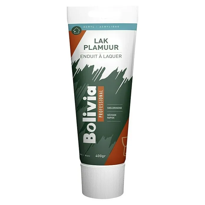 Bolivia Professional Lakplamuur tube - Wit, 400 g