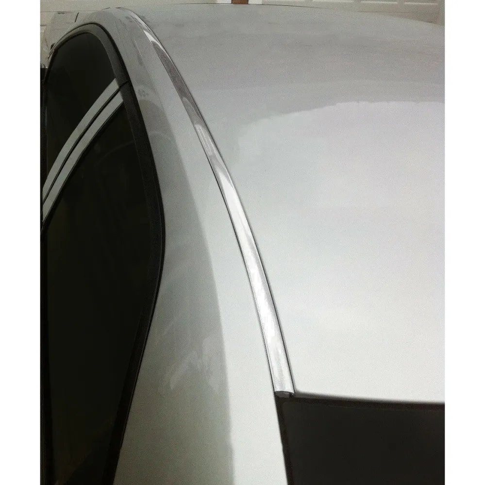 Zwarte 2021-2023 Hyundai Elantra Metaalglans Roof Top Trim Molding Kit