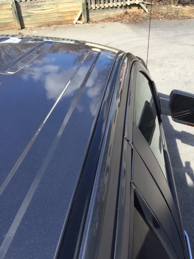 2015-2020 Ford F150 Zwart Roof Top Trim Molding Kit