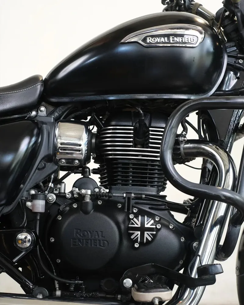 Kit Sump Plug and Oil Cap "Union Jack" Royal Enfield 350cc