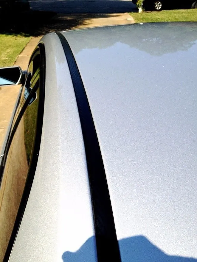 OEM-Gelijkwaardig 2007-2012 Nissan Sentra Ebbenhout Roof Top Trim Molding Kit