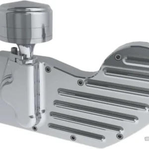 Zwarte Cam Cover Kit Gepolijst Harley-Davidson
