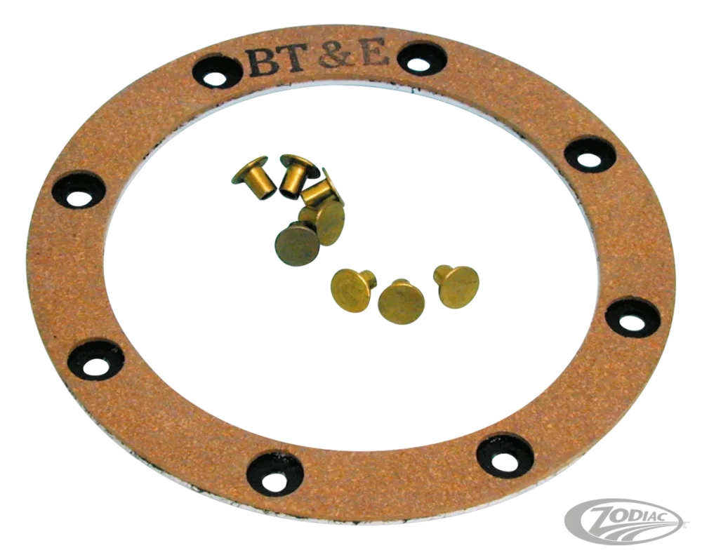 Clutch hub liner/Backing plate w/rivets Harley-Davidson voor hoge belasting