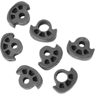 Complete kit 8 Soft-Ride Footpegs Replacement Elastisch