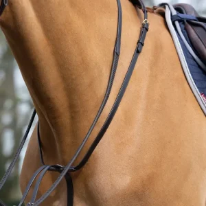 Soft Rubber Reins Brown/Brown C