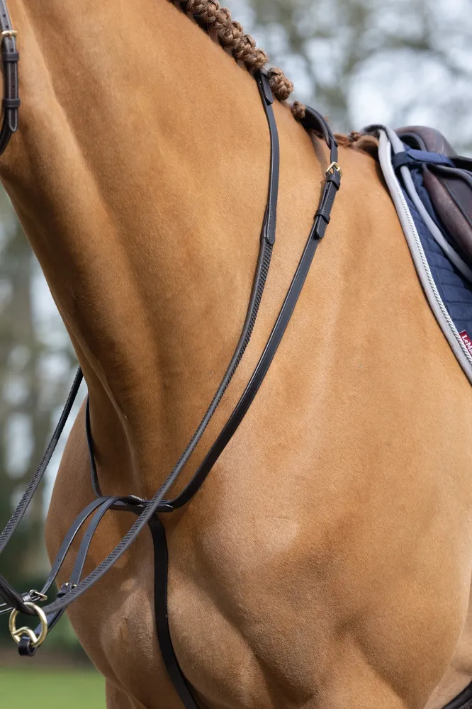 Soft Rubber Reins Brown/Brown C
