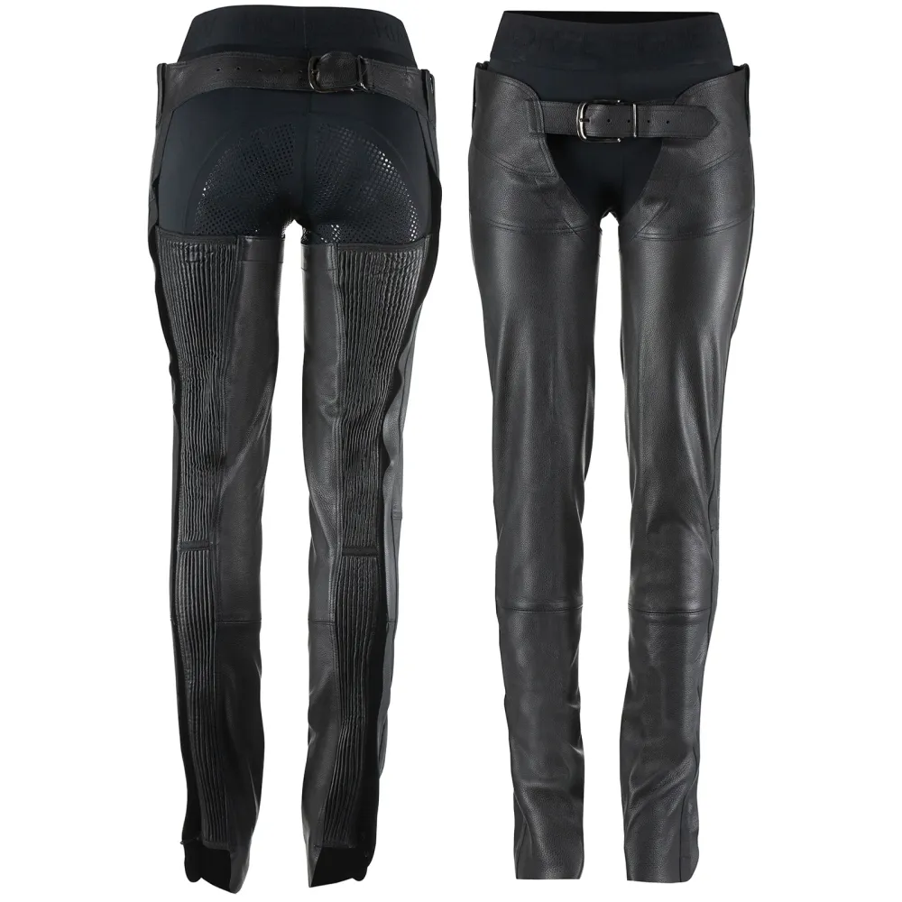 Blake Leather Full Chaps Black L