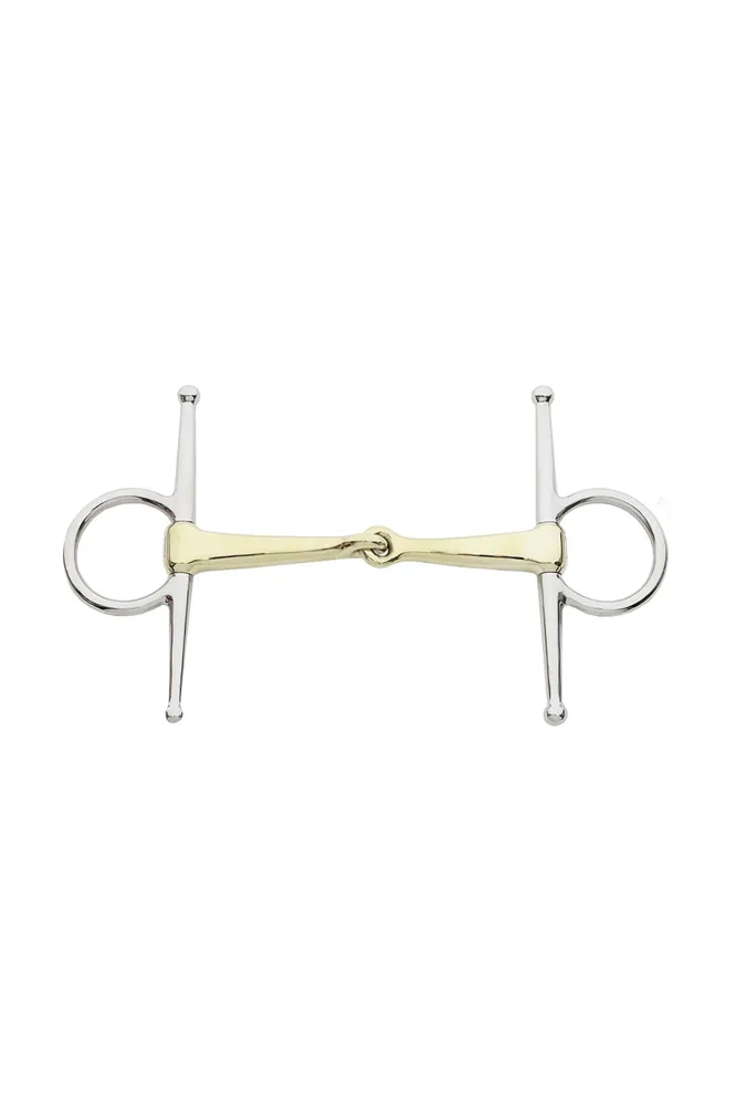 Full cheek bit, jointed KavalBits, 145mm No Color 125 mm