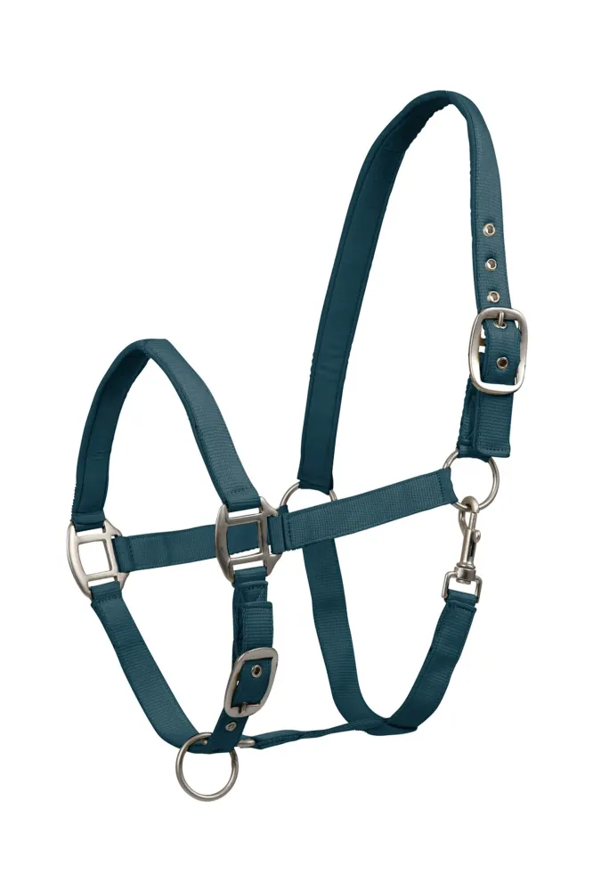 Perlon Satijn Halter Petrol Blue X-Full