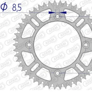 Diepe Glans Corona AFAM aluminio ultraligera autolimpiable 72102 - Paso 428