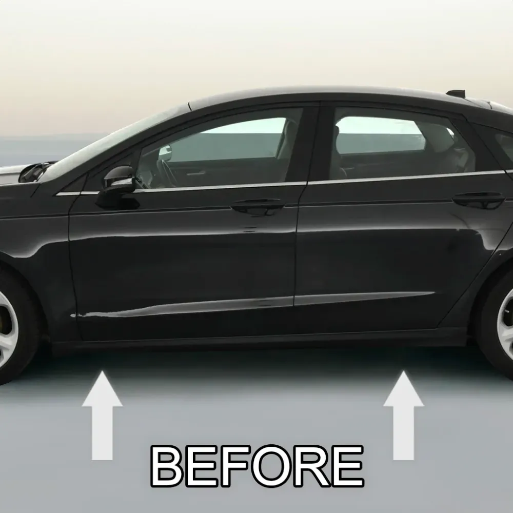 Pasta 2013-2017 Ford Fusion Chroom Rocker Panel Trim Molding